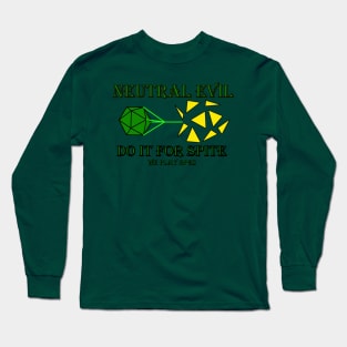 Neutral Evil Long Sleeve T-Shirt